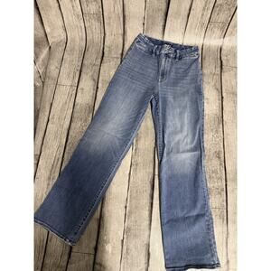 Womens Express Jeans Modern Straight High Rise Hyper Stretch FlexX Medium 6/8/10